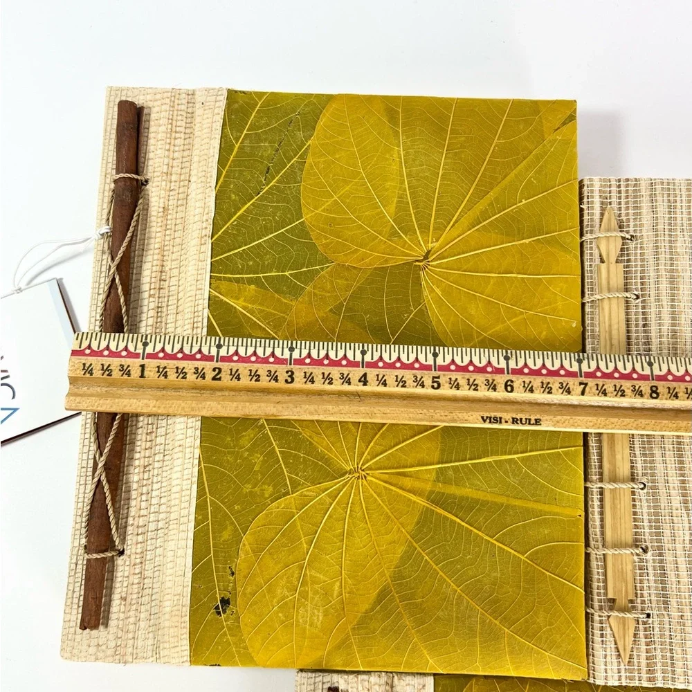 NWT Handcrafted Journals handmade papers textured covers blank inside‎ set of 3